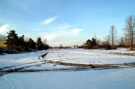 Twilite Drive-In Theatre - Twilite Lot Winter 2004